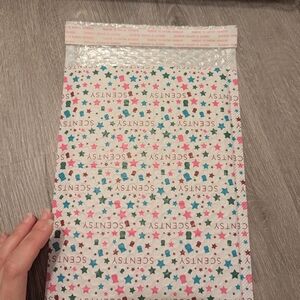 Scentsy Star Patterned Packaging Bag